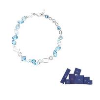 Swarovski Gema Mixed crystals Bracelet M-Original brand box (color random) mėlyna