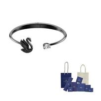Swarovski gulbės apyrankė S-Branded gift bag juoda