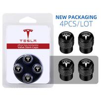 YNHCU1 High-end Automobile  Aluminum Wheel Tire Valve Stem Caps Airtight Covers For Tesla model 3 model X Y style Roadster