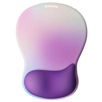 EXCO Two-Tone Purple Pink Waterdrop Wrist Rest Mouse Pad Large Gradient Computer Office Ergonomic Silicone Wrist Support Non-Slip Mat 0600