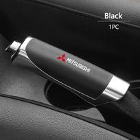 cyakpr1 Fashion Car Hand Brake Cover Handbrake Grip Protector Case For Mitsubishi Outlander Lancer 10 9 ASX RALLIART Eclipse L200 Pajero juoda