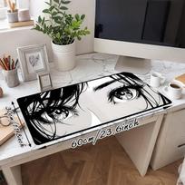 1PC eyes hair Oversized Mouse Pad - Non-Slip Rubber Base Perfect for Office School Esports Home Decor Desk Mat 192A 30cmx60cm(11.8x23.6inch)