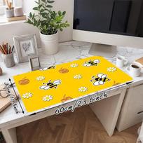1PC bees honeycomb Oversized Mouse Pad - Non-Slip Rubber Base Perfect for OfficeIdeal Gift for Gaming Enthusiasts,337A 30cmx60cm(11.8x23.6inch)