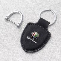 ZOPJT1 Car KeyChain Creative Shield Keychain Anti Lost Keyring Accessories Alfa Romeo Giulietta 159 147 156 Mito Brera Giulia Spider
