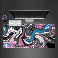 Topographic Abstract Waves Mousepad Gamer Office Mat Mouse Pad Light Gaming Room Desk Mat Art Keyboard Mats Mausepad Company 30cmx60cm(11.8x23.6inch)