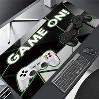 Game on Mousepad Desk Pad Large Gaming Mouse Pad Gamer Ofice Mat Mouse Pad  Pad Unisex 30cmx60cm(11.8x23.6inch)