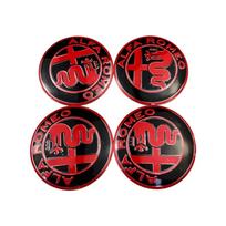 ZOPJT1 56mm Car Styling Tire Hubcap Sticker Wheel Rim Badge for Alfa Romeo Mito Giulia Giulietta 147 155 156 159 Stelvio 4C Accessories