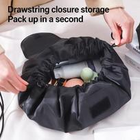 Women Drawstring Cosmetic Bag Travel Storage Makeup Bag Portable Waterproof Toiletry Case juoda