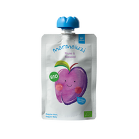 MARMALUZI ekologiška džiovintų slyvų tyrelė su linų sėmenimis, nuo 6 mėn., LT-EKO-001, 90 g