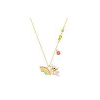 Swarovski Out of this World Rainbow Dream Girl Unicorn Imitation Crystal Necklace Women's 5468314 auksas