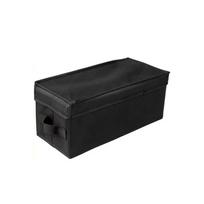 1 Pcs CD Storage Box Stylish Oxford Fabric CD Storage Box: Stackable Holder For 35 CD Magnetic Tape Collection Storage Box