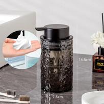 350ml soap dispenser  water ripple bubble bottle hotel bathroom shower gel foam subpackage press bottle hand soap bubble maker