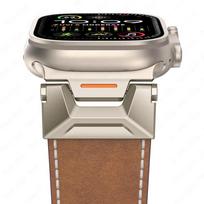 Luxury Genuine Leather Band for Apple Watch Ultra 3 49mm Bracelet for iWatch Series 11 10 9 8 46mm 45mm se 6 5 44mm Correa Strap 38mm 40mm 41mm