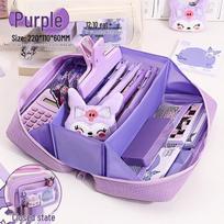 Jijiikawaii Volcano Pencil Case: Trendy Stationery Box for Primary School Students - Simple Children's Pencil Bag Set