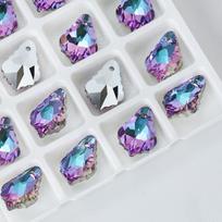 11x16mm Crystal 6090 Baroque Pendant Glass Austria Loose Beads Rhinestone Charms for Jewelry Making Necklace Earrings DIY 12Pcs 11x16mm-12pcs