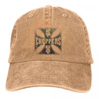 Washed Men'S Baseball Cap West Coast Chopper Trucker Snapback Caps Dad Hat Iron Cross Golf Hats One Size