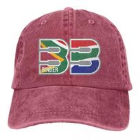 Washed Unisexs Baseball Cap Thirty Three Trucker Snapback Caps Dad Hat Brad Binder Golf Hats One Size