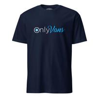 Only Vans Checkered parody fans logo Short-Sleeve T-Shirt M