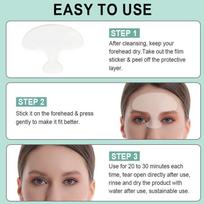 Reusable Anti Wrinkle Forehead Patch Silicone Patch Soft Comfortable Easy To Carry Facial Care Eye Mask Skin Care Tools onesize