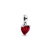 Pandora ME Broken Heart Mini 3D Personality Creative DIY Fashion Versatile 925 Silver Artificial Crystal Jewelry Accessories Women's 792524C01 sidabras