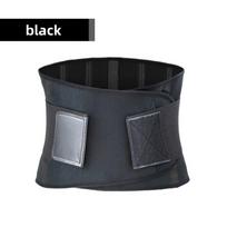 Fitness Workout Elastic Adjustable Sauna Waist Trimmer Belt for Men S juoda