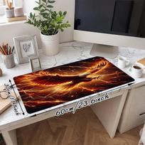 1PC Eagle Fire Oversized Mouse Pad - Non-Slip Rubber Base Perfect for Office School Esports Home Decor Desk Mat 231A 30cmx60cm(11.8x23.6inch)