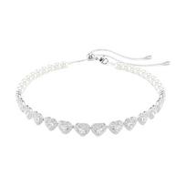 Swarovski Ariana Grande Ariana Grande Kapsulinė Kolekcija Įkloto Dizainas Rodžiu Padengtas Karoliai Moteriški Balti 5720861 balta
