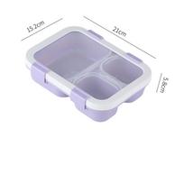 New Bento Box Leakproof Lunch Food Storage with Stackable Design Carry Handles Office School for Kitchen Restaurant Use Lunch Bo