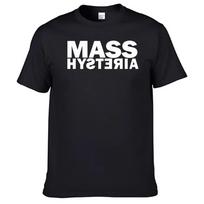 Mass Hysteria T Shirt Unisex 100% Cotton Unisex Women Shirt Top Sales N021 L