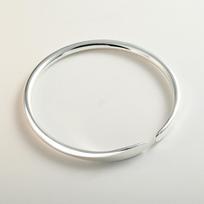 S999 Sterling Silver Bracelet, Mobius Niche, Light Luxury, Simple Fashion, Plain Ring Silver Jewelry, Bracelet, Bracelet for Women Adjustable size
