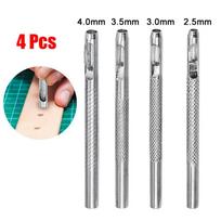 Belt Hole Punchers 4 Pcs 2.5/3/ 3.5/4mm Belt Hole Puncher
