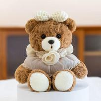 Plush toy new teddy bear doll bear doll palm treasure table companion doll 15Cm