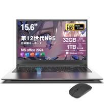 VETESA nešiojamasis kompiuteris su Office Intel N95 4 branduoliai/4 gijos 16GB RAM 1 TB 2280 Windows 11 Pro 2025 1920x1080 IPS plonas 5 pirštų atspaudų skaitytuvas Japonų kalba ir pelė Idealiai tinka internetui