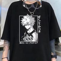 Katsuki Bakugo My Hero Academia  Short Sleeve Unisex Anime Manga S-5XL Unisex T-Shirt S