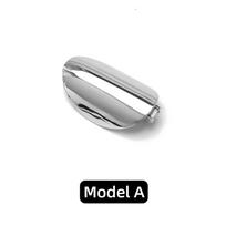 BMW Mini Cooper JCW One F54 F55 F56 F57 F60 ALL4 Priekinės išorinės durų rankenos Užrakto rakto skylės Dangtelio apdaila Chromuotas dangtelis gray