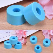 4pcs Skateboard Bushings PU Longboard Skateboard Shockproof Accessories Bushings mėlyna