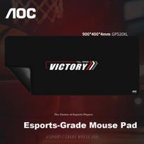 AOC Gaming Mouse Pad, FPS Smooth Gaming, Large Size 900*400*4mm, Thickened Edging, Keyboard Computer Desk Mat GP520XL/93 Ice Silk Black