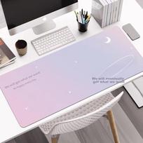 Mouse Pad Large Desk Mat Laptop Keyboard Pad Computer Office Lock Edge Cartoon E-Sports Edge Desk Mat 800*300*2mm Gradient