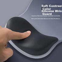 KPTE Mouse Pad, Gradient Mouse Hand Wrist Support, Silicone Non-Slip Mouse Pad, Lotus Pink - Set, Keyboard Hand Rest + Mouse Pad