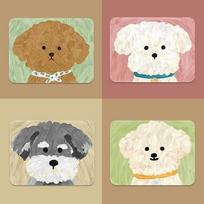 Mouse Pad, Mouse Pad, Mouse Pad, Filler Item, Locking Edge, Square Shape, Non-Slip, Washable, Portable Computer Mouse Pad, 400*300mm, Bomei W993