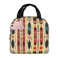 Tribal Patterns 2 Insulated Lunch Bag for Women Office Cooler Thermal Food Box Tote Portable Lunch Boxes Container One Size