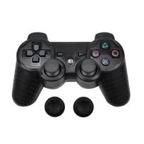 Silicone Protective Skin Cover For PS3 Controller for PlayStation 3 Gel Rubber Case with 2 Silicone Caps