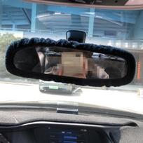 Mielas automobilio galinio vaizdo veidrodėlio dangtelis, pliušinis galinio vaizdo veidrodėlio dangtelis, naujas animacinis galinio vaizdo veidrodėlio dangtelis 06