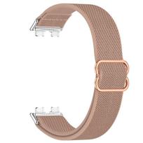 Adjustable Watch Band Nylon Elastic Bracelet for Huawei Band 10/9/8 Smart Watch Accessories rožinė