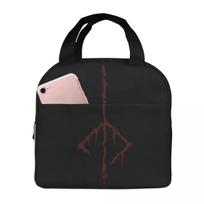 Bloodborne Hunter's Mark Insulated Lunch Bag for Women Kids Portable Food Boxes Thermal Lunch Box Tote One Size