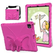 For IPad Pro 13-inch EVA Tablet Case Pro 12.9  Baby Tablet Drop Case iPad Pro 12.9"(2020) rožinė raudona spalva
