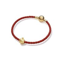 Pandora Shiny cute pig bracelet for women ZT2215 raudona