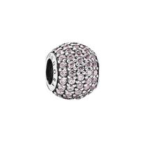 Pandora Pink Zircon Gypsophila Pendant Men and Women Same Style Couple Style Pink 791051PCZ rožinė