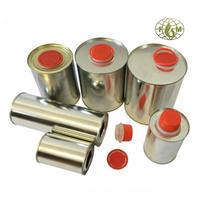 250ml/500ml/800ml/1000ml Metalinė skardinė/Variklio alyvos skardinė su plastikiniu dangteliu 0.1-5L beige