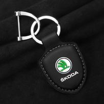 LJUL4 Prabangi automobilio raktų pakabukas Originalus Kelių spalvų Odinis raktų žiedas Aksesuarai Skoda Octavia Fabia Rapid Yeti Superb Octavia A5 A7